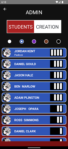 Android application Carlson Gracie Kent screenshort
