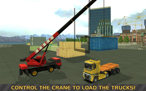 Télécharger Gratuit Truck & Crane SIM: Navire cargo APK MOD (Astuce) 3