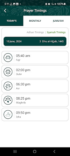 Brand Lane Islamic Center Screenshot