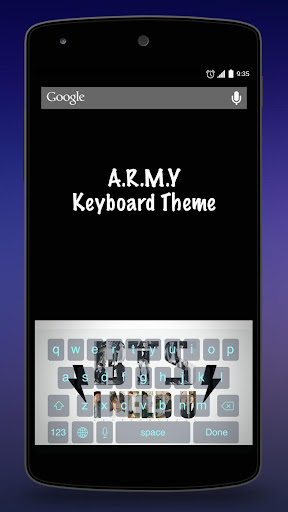 The ARMY Keyboard Theme