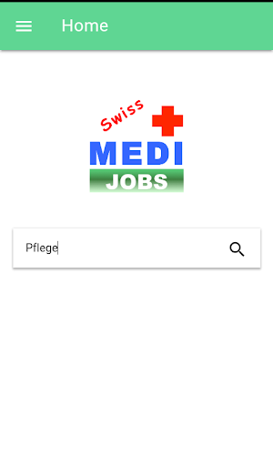 Android application Swiss Medi-Jobs screenshort