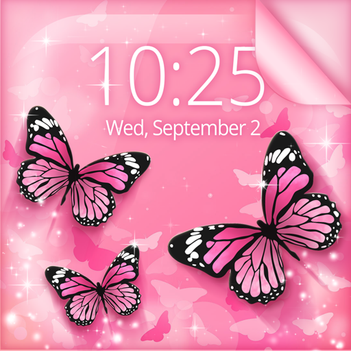 Pink Butterfly Live Wallpaper - Apps on Google Play