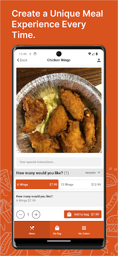 Premium Food Delivery Screen 3