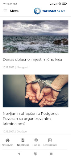 Jadran Novi Screen 2
