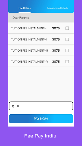 Fee Pay India Screen 3