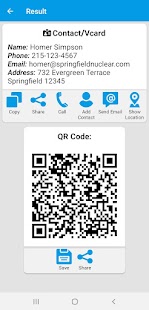 QR / streepjescodescanner PRO-schermafbeelding