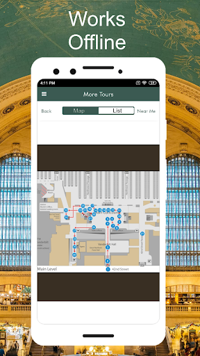 Android application Grand Central Audio Tour Guide screenshort