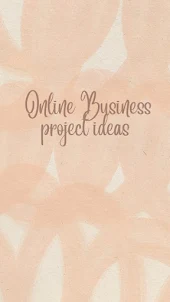 Online Business idea