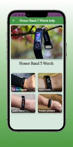 Honor Band 5 Watch help