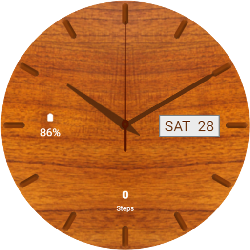 WoodenTime: Wooden Watch Face Logo