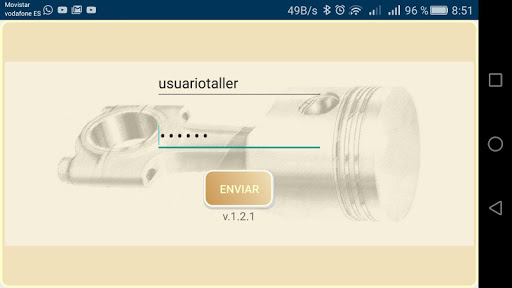 Android application mireTaller screenshort