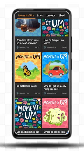 Android application Moment Of Um Podcast screenshort