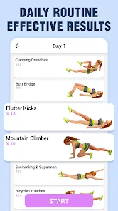 Abs Workout for Women:Exercise - Apps on Google Play