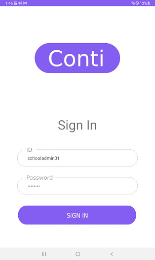 Android application 콘티(Conti) screenshort