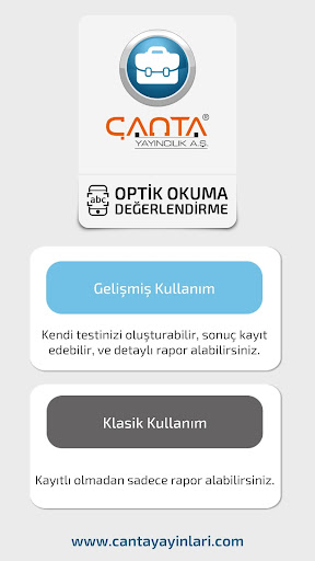 Çanta Optik Okuma Screen 3