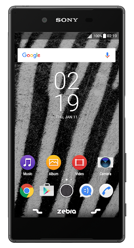 Android application Zebra for Xperia™ screenshort