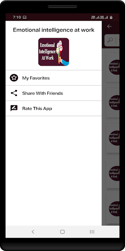 Android application Emotional intelligence at work screenshort
