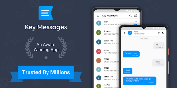 Key Messages: Spam SMS Blocker Screenshot