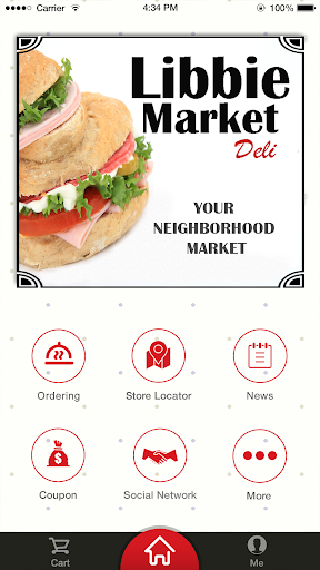 Android application Libbie Market Deli screenshort