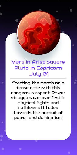 Astrolian - Astrology Calendar Screen 3
