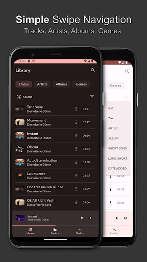 Android application Amplify: Audio Music Manager screenshort