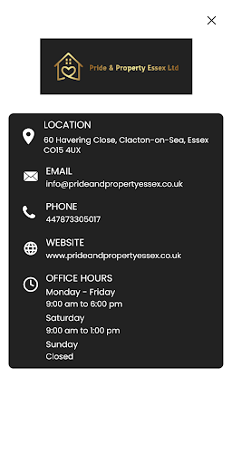 Pride & Property Essex Ltd Screen 2