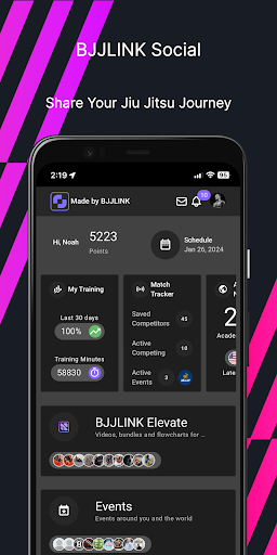 Android application BJJLINK Social screenshort
