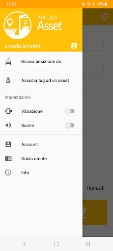 Android application Arcoda ASSET screenshort