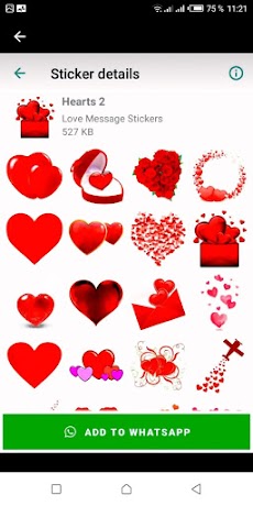 love stickers for message whatsappのおすすめ画像1