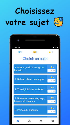 Android application Apprendre l'espagnol screenshort