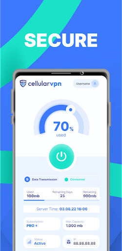 Cellular VPN Screen 3