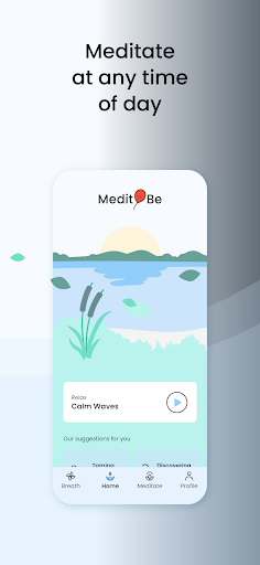 MeditBe: Mindfullness & Sleep Screen 2