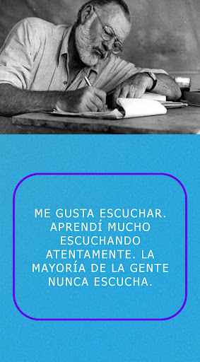 Ernest Hemingway frases Screen 3