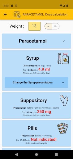 Paracetamol and Ibuprofen Screen 2
