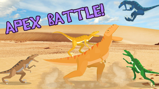Android application T-Rex Fights Raptors screenshort