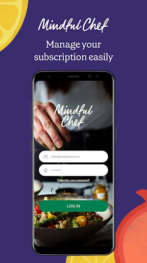Android application Mindful Chef screenshort