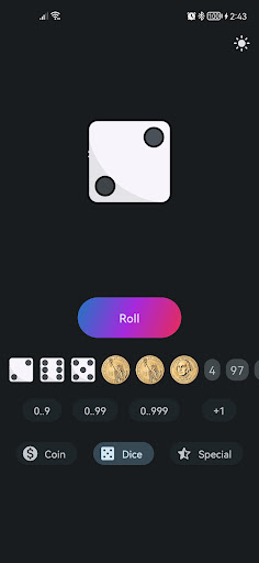 Android application Randomizer screenshort