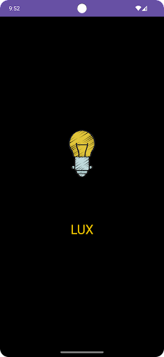 Android application LUX Simple Iluminometer screenshort