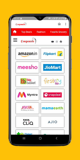Couponsle:All in one shopping Screen 3