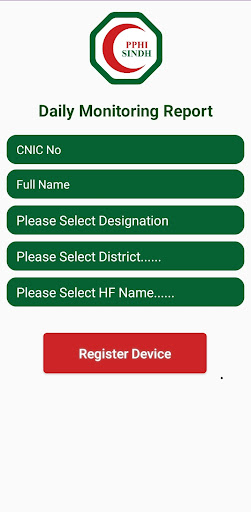 Android application PPHI DMR screenshort