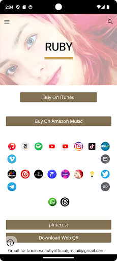 Android application RUBYwebsite screenshort