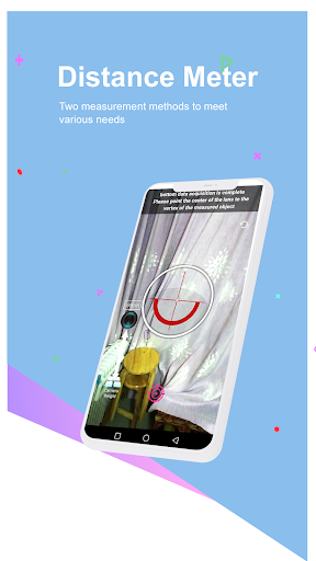 Android application Distance Meter-Estimat height screenshort