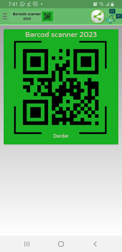 Android application Barcod scanner 2023 screenshort
