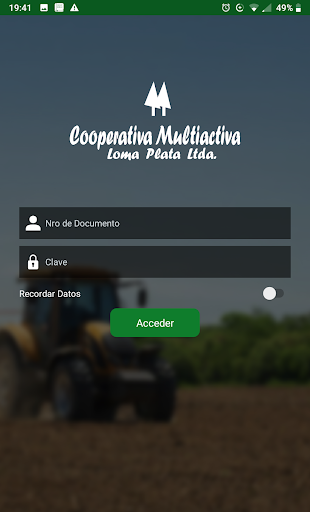 Android application Cooperativa Loma Plata Ltda. screenshort