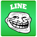 RageTrollFace Sticker for LINE icon