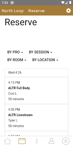 ALTR FIT Screen 3