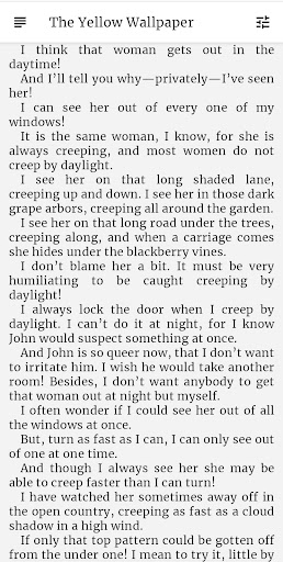 The Yellow Wallpaper - Book