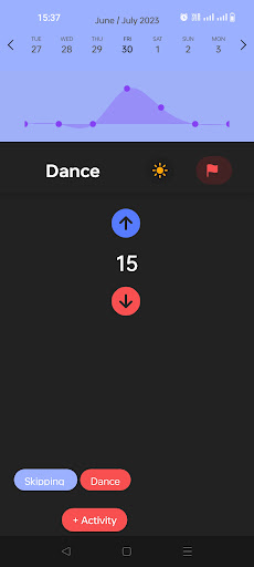 Android application CountMint - Exercise Counter screenshort