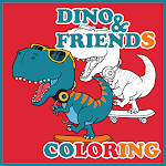 Cover Image of Unduh Cute Dino Coloring Book  APK