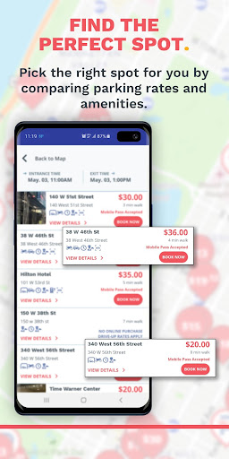Parking.com – Find Parking Screen 2